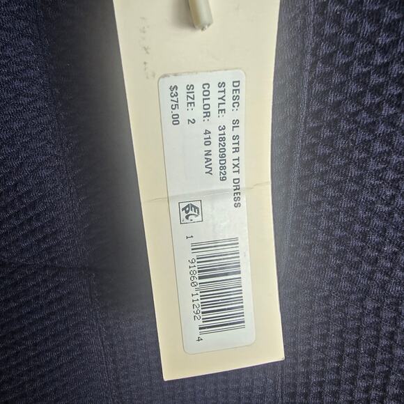 Rebecca Taylor Tiered Off Shoulder Mini Flounce Dress - Navy Blue - Size 2 - NWT - Picture 12 of 12